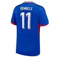 Frankreich Ousmane Dembele #11 Fußballbekleidung Heimtrikot EM 2024 Kurzarm